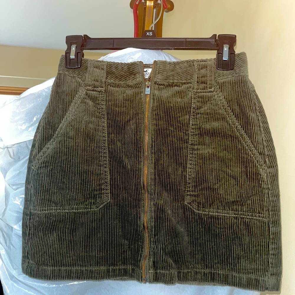 Corduroy high rise  skirt